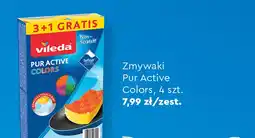 Biedronka Zmywaki Pur Active Colors Vileda 4-pak oferta