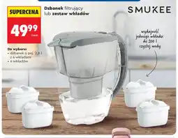Biedronka Dzbanek filtrujący Smukee z 4 wkładami oferta