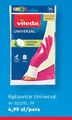 Biedronka Rękawice Universal Vileda M oferta