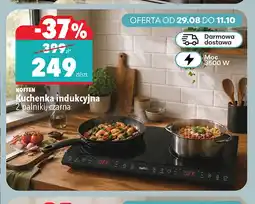 Biedronka Kuchenka indukcyjna 2 palniki Hoffen czarna oferta
