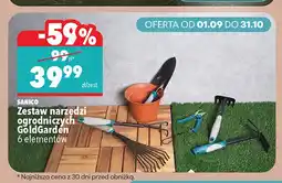 Biedronka Zestaw narzędzi ogrodniczych Sanico GoldGarden 6 elementów oferta