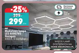 Biedronka Modułowa lampa LED Nac A0007H5 Hexagon oferta