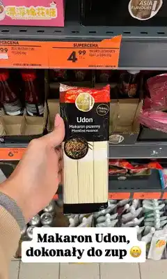 Biedronka Makaron pszenny Udon Asia Flavours oferta