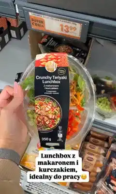 Biedronka Lunchbox Crunchy Teriyaki z makaronem i kurczakiem Asia Flavours oferta