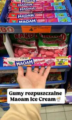 Biedronka Gumy rozpuszczalne Maoam Ice Cream oferta