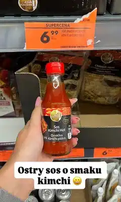 Biedronka Sos Kimchi Hot Asia Flavours oferta