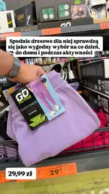 Biedronka Spodnie dresowe damskie Go Active oferta