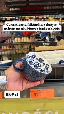 Biedronka Filiżanka ceramiczna z embossem oferta