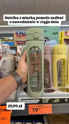 Biedronka Butelka szklana Smukee Home z miarką oferta