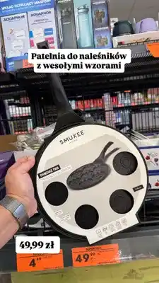 Biedronka Patelnia do naleśników Smukee Home z wesołymi buźkami 26 cm oferta