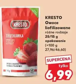 Kaufland Kresto owoce liofilizowane oferta