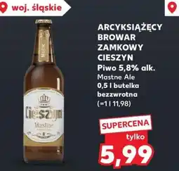Kaufland Arcyksiążęcy Browar zamkowy cieszyn Piwo 5,8% alk. oferta