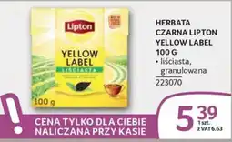 Selgros Herbata Czarna Lipton Yellow Label Liściasta oferta