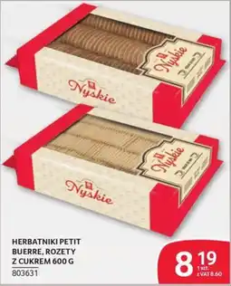 Selgros Herbatniki Petit Buerre, Rozety z Cukrem oferta