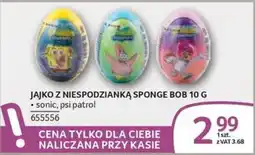Selgros Jajko z niespodzianką Sponge Bob oferta