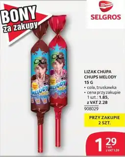 Selgros Lizak Chupa Chups Melody oferta