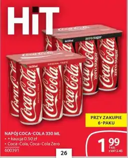 Selgros Napój Coca-Cola oferta