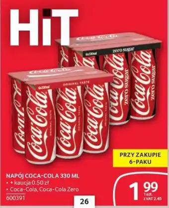Selgros Napój Coca-Cola oferta