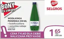 Selgros Woda Kinga Pienińska oferta
