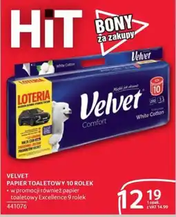 Selgros Papier Toaletowy Velvet oferta
