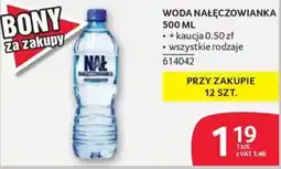 Selgros Woda Nałęczowianka oferta