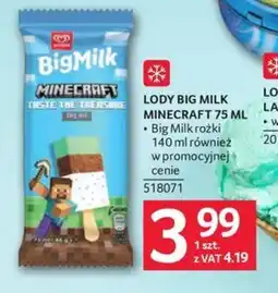 Selgros Lody Big Milk Minecraft oferta