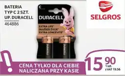 Selgros Bateria typu C Duracell oferta