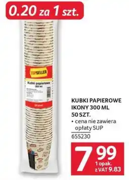 Selgros Kubki papierowe IKONY oferta