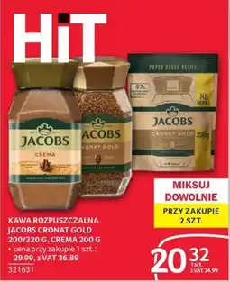 Selgros Kawa Rozpuszczalna Jacobs Cronat Gold oferta