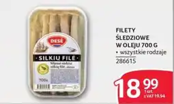 Selgros Filety Śledziowe w Oleju oferta