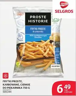Selgros Frytki Proste do piekarnika oferta