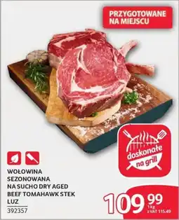 Selgros WOŁOWINA SEZONOWANA NA SUCHO DRY AGED BEEF TOMAHAWK STEK LUZ oferta