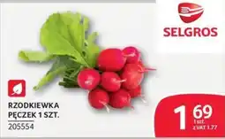 Selgros Rzodkiewka Pęczek oferta