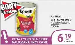 Selgros Ananas w syropie oferta