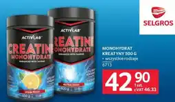 Selgros Creatine Monohydrate Activlab oferta