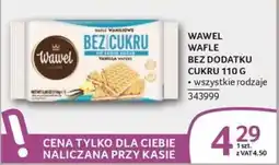 Selgros Wawel Wafle Bez Dodatku Cukru oferta