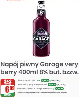 Dino Napój piwny Garage very berry 400ml 8% but. bzzw oferta
