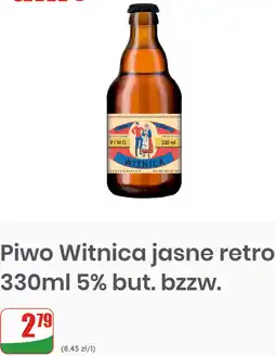 Dino Piwo Witnica jasne retro 330ml 5% but. bzzw oferta