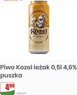 Dino Piwo Kozel leűak 0,5l 4,6% puszka oferta