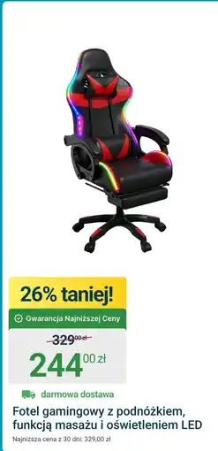 ERLI Fotel gamingowy oferta