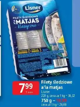 E.Leclerc Filety śledziowe Lisner oferta