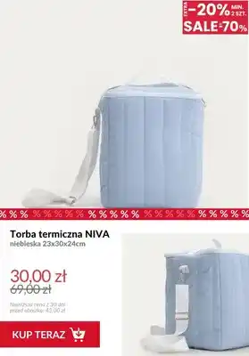 Torba termiczna NIVA niebieska 23x30x24 cm