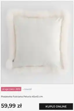 Home&You Poszewka futrzana Pelurio 45x45 cm home & you oferta