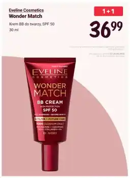 Rossmann Krem BB do twarzy Eveline Cosmetics Wonder Match SPF 50 oferta