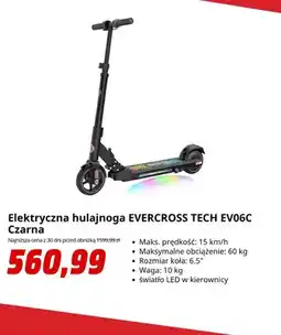 Media Markt Hulajnoga elektryczna Evercross Tech EV06C oferta