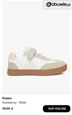 eobuwie Sneakersy Kappa białe oferta