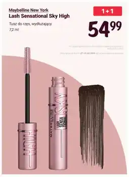 Rossmann Tusz do rzęs wydłużający Maybelline New York Lash Sensational Sky High oferta