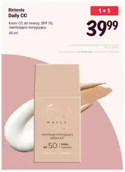 Rossmann Krem CC do twarzy Bielenda Daily CC SPF 50 nawilżająco-korygujący oferta