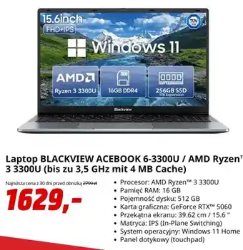 Laptop Blackview Acebook 6-3300U