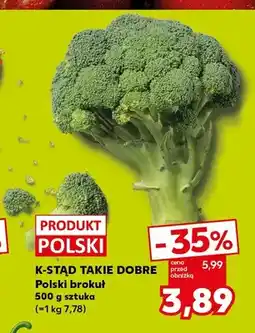Kaufland Brokuł polski K-Stąd Takie Dobre oferta